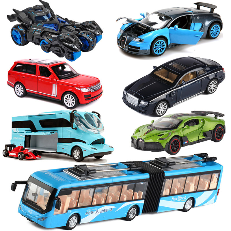 Children's alloy car Bugatti Divo Honda Mercedes BMW Ferrari Car Sports car model collection toy car