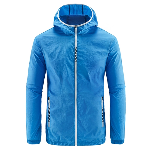 Легкая и тонкая дышащая одежда для защиты от солнца, охлаждающий вентилятор, летняя ветровка