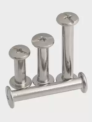 304 stainless steel pin pin account book sample book screw female rivet binding screw recipe nail pair screw