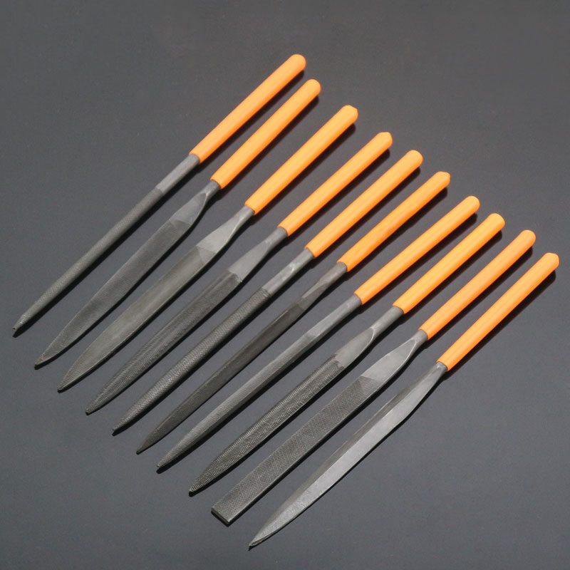 Shejin Filing Knife Suit Steel File Brocade Brocade Mini Wood Rubbing Knife Small Broach Files Small Filing Knife Woodworking Polishing Tool