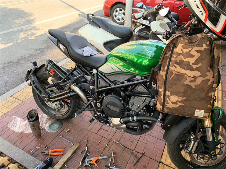 Suitable for Benarly 752 modified exhaust pipe 752S Scorpion SC exhaust bumper