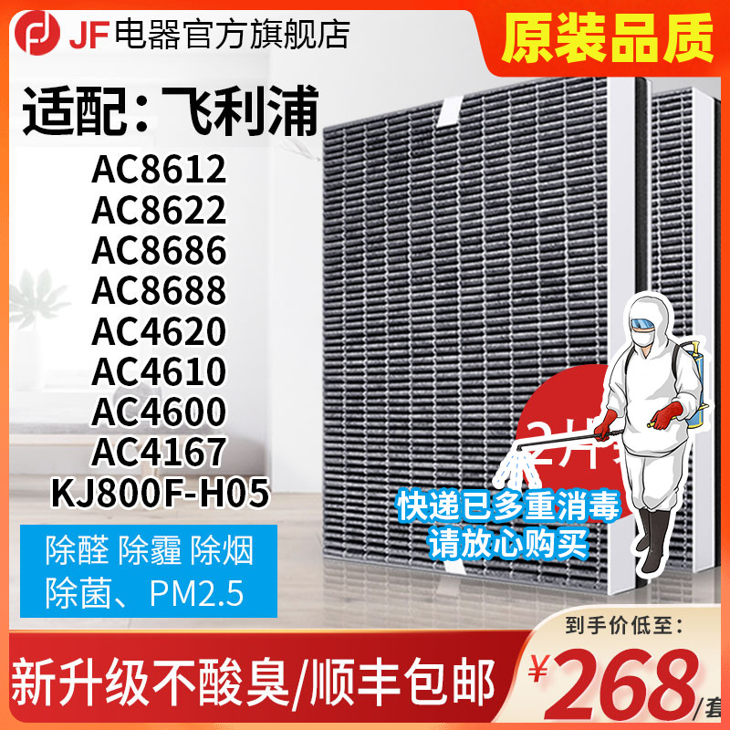 Adapted Philips air purifier strainer FY8197 AC8612 8622 8688 4610 4610 dealdehydes filter