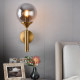 New Creative Wall Lamp Nordic Designer Living Room Background Wall Lamp Post-Modern Light Luxury Bedroom Bedside Lamp Corridor Lamp