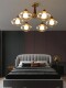 Nordic Living Room Wabi-Sabi Style Chandelier, Vintage Light Luxury Retro Bedroom Dining Room Atmospheric Lamp, American Style
