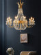 Duplex Building Atmospheric Living Room Villa High-Pick French Crystal Lamp Restaurant Lobby Project American Hotel Chandelier