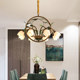 Restaurant Creative French Chandelier, Vintage Villa American-Style Lamp, Floral Living Room Light, Light Luxury and Grand Nordic Study Lamp