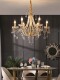 French Crystal Living Room Chandelier, American Mid-Century Retro Dining Room Bedroom Lamp, High-Ceiling Hotel New Light Luxury Style