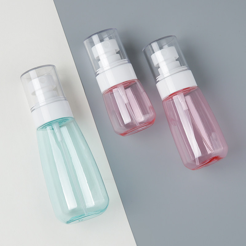 Convenient travel spray bottle sub-bottling fine mist toner lotion skin care products empty bottle transparent trial bottle spray bottle