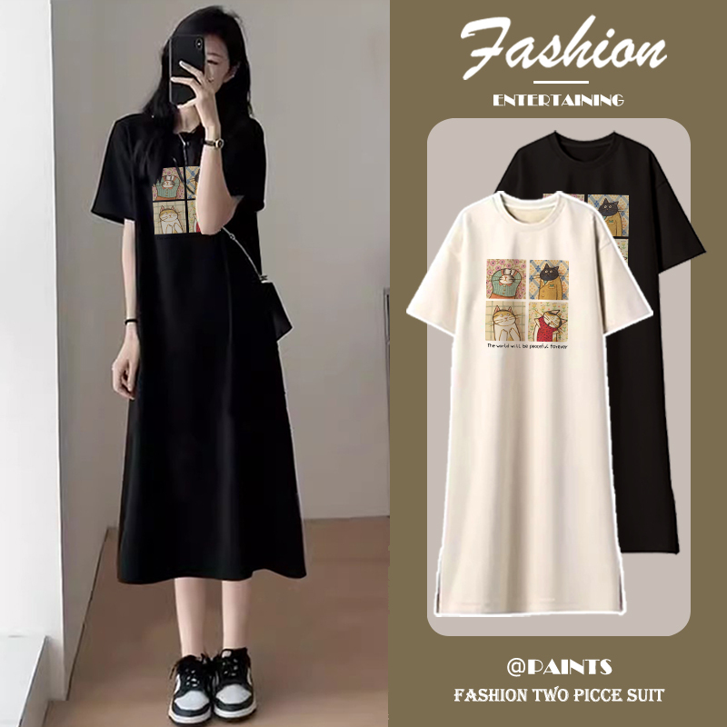 Maternity Dress Summer 2026 New Style Summer T-Shirt Dress for Pregnant Women, High-End Fashion during Pregnancy