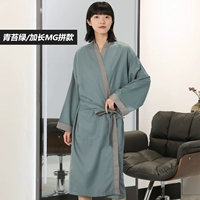 Увеличьте хлопок, платье, мох, зеленый серый края