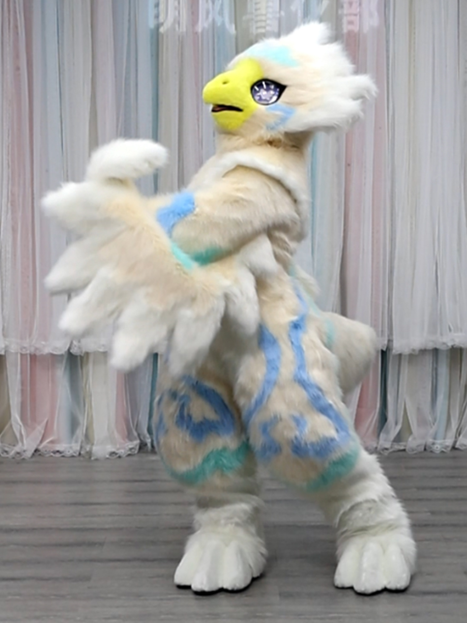 furry福瑞/兽装 日系鸟科全装兽装 成品pla材质可穿戴鸟类fursuit Other