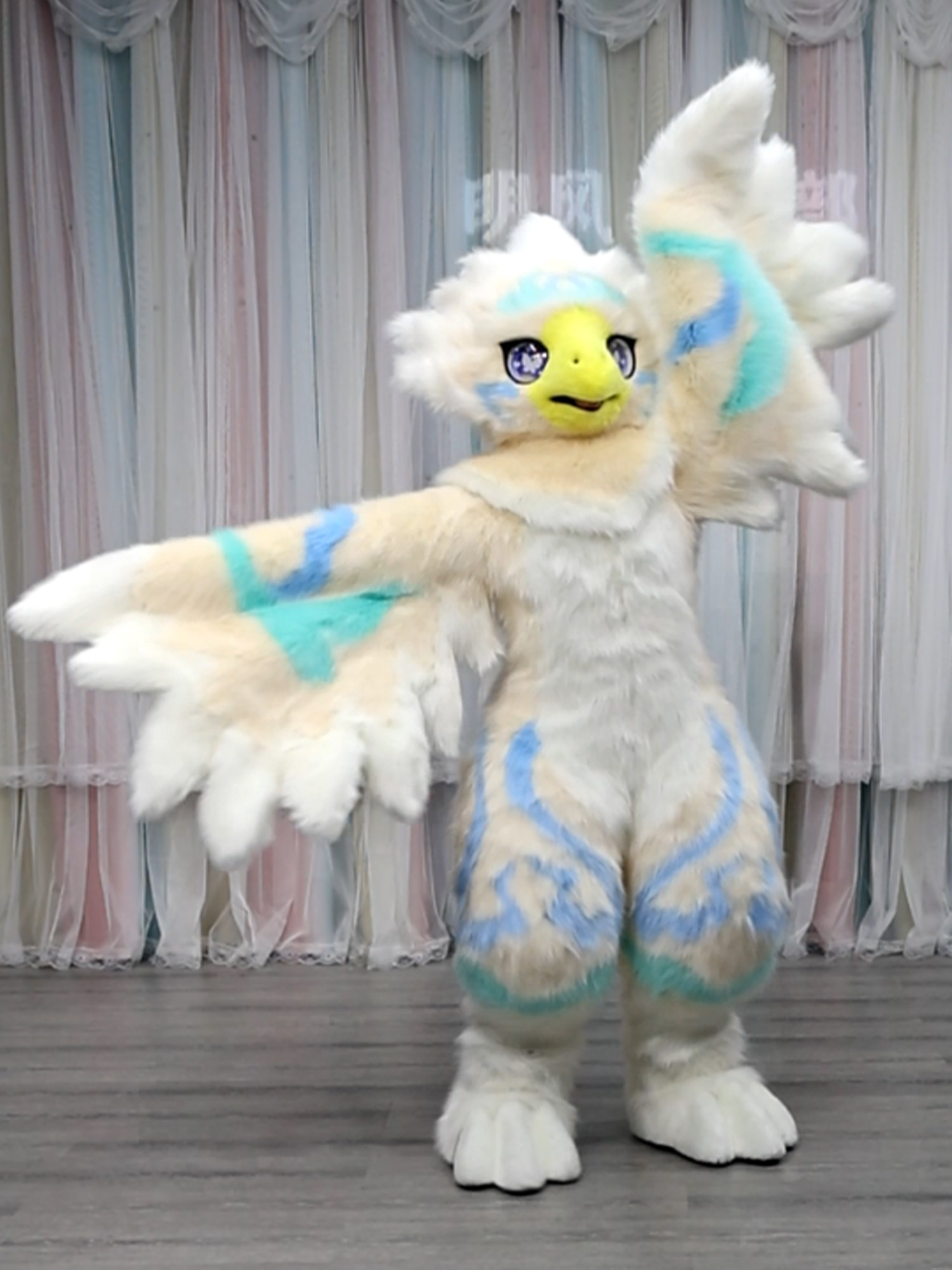 furry福瑞/兽装 日系鸟科全装兽装 成品pla材质可穿戴鸟类fursuit Other