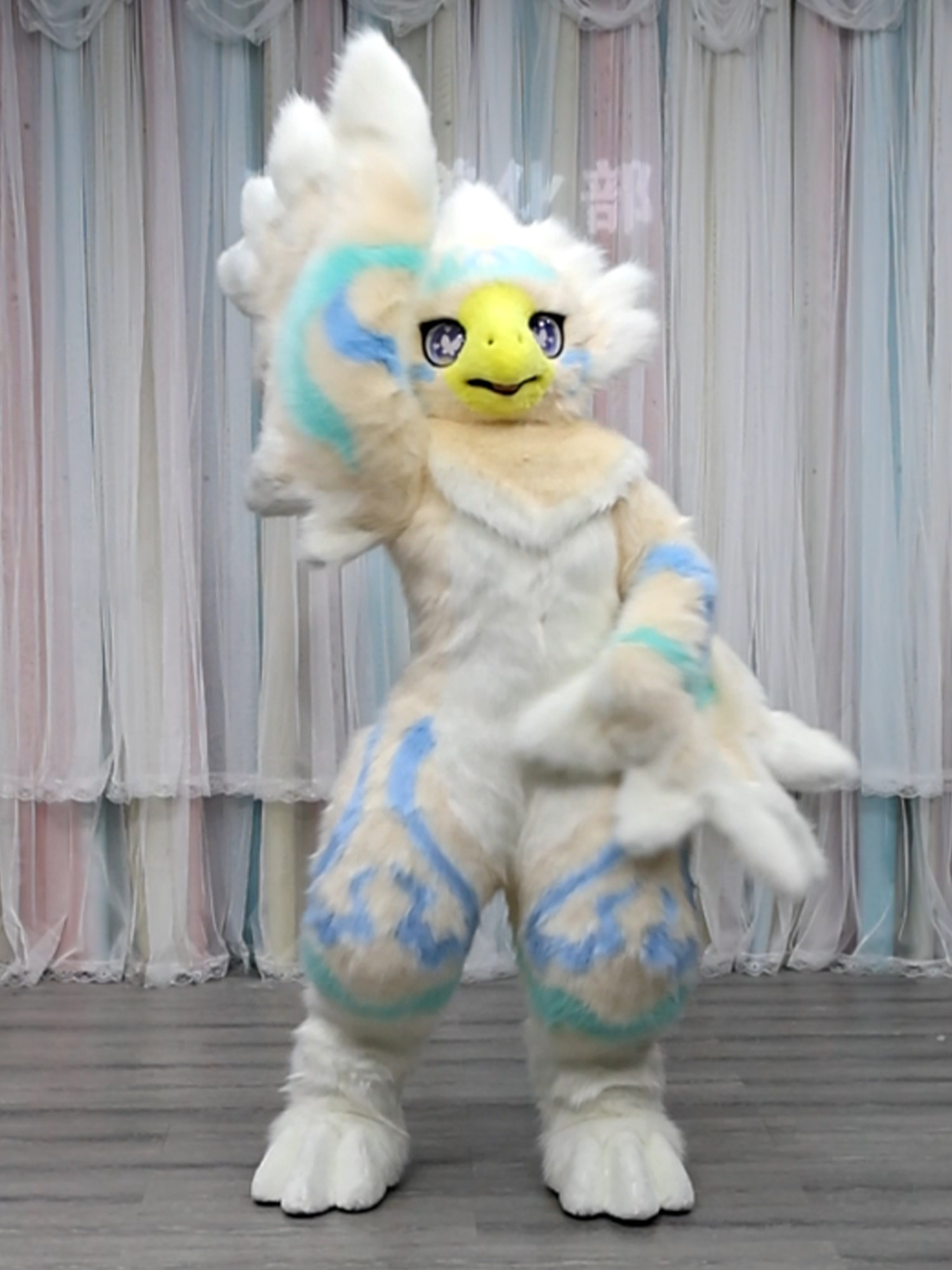 furry福瑞/兽装 日系鸟科全装兽装 成品pla材质可穿戴鸟类fursuit Other