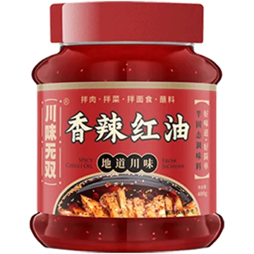 川味无双辣椒油香辣红油拌菜料400g*2瓶