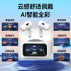 Bluetooth Wireless Headphones Semi-In-Ear Active Noise Reduction Level 4 and 6 Hearing Fm Radio Hifi High Sound Quality