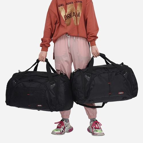 Вместительная и большая сумка для путешествий подходит для мужчин и женщин, багажная складная спортивная сумка на одно плечо