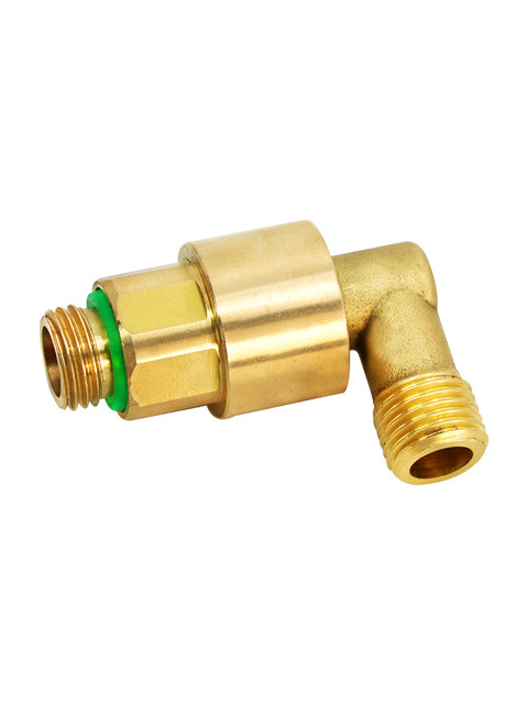 New spraying machine accessories collection 360-degree rotary joint double outer wire 90-degree right angle movable 7-character male and female elbow