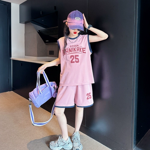 Спортивный костюм, летняя одежда, майка, шорты, баскетбольная форма, подходит для подростков