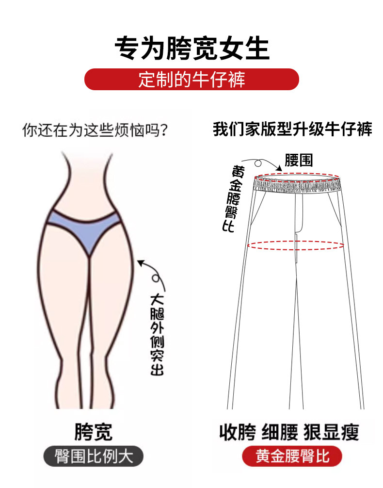 女童牛仔裤秋2026新款儿童直筒阔腿裤女孩大童长裤春秋裤子初中生 — 4