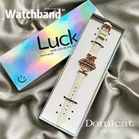 【Ящерица утки с розовым золотом подходит белая】-гифт-коробка