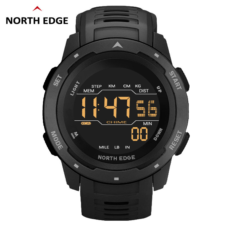 Outdoor sports waterproof smart watch alarm clock pedometer mileage calorie multi-functional student electronic watch