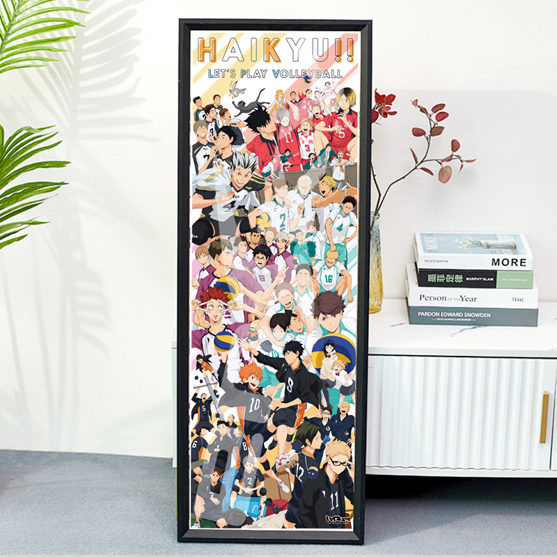 Volleyball Boys Puzzle Photo Frame 950 Pieces 103*34cm Ensky Puzzle Photo Frame Empty Frame Framing 70X5 One Thousand Pieces