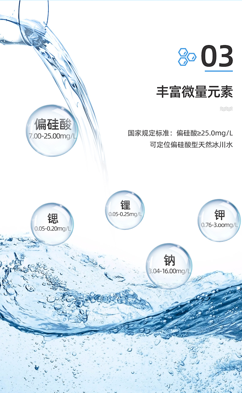 7100 西藏天然冰川矿泉水 330ml*24瓶 图5