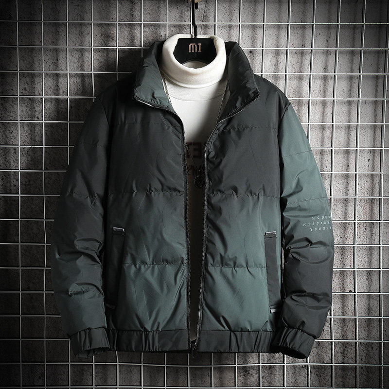 Winter new men's down clothes Short Han version Body Trend Handsome LIGHT THICKENED Gradient Jacket Men Dress-Taobao