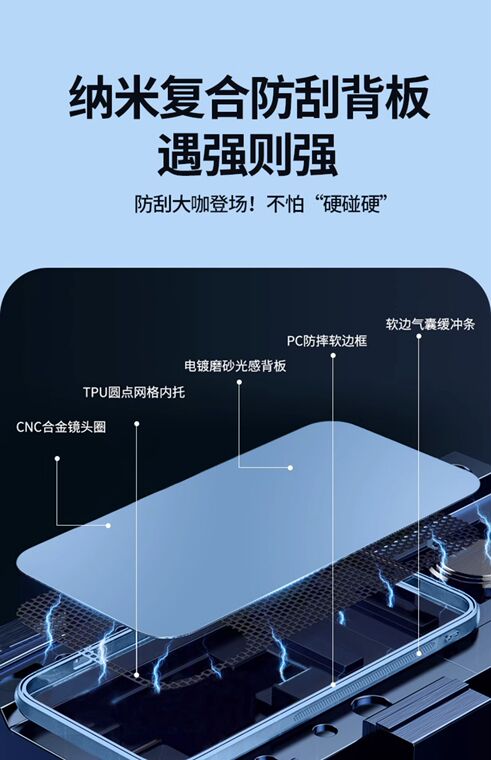 Metal Note 13, Note 13 Pro, Note 13 Pro+ High-end Camera Lens Protection Phone Case