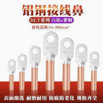 Aluminum copper nose DLT16 25 square copper wire connected to aluminum row aluminum nose oil plugging terminal copper tube aluminum ear class A