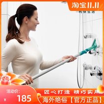 Fast German imported bathroom mop retractable rotating scraping wall cleaning mop curved wall cleaning mop curved wall Special