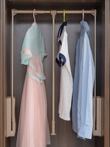 New Products Wardrobe Hardware Lifting Hangers Clothes Closet Clothes Hanger Damping Hanging Clothes Rod Telescopic Tie Bar Accessories Lower Pull