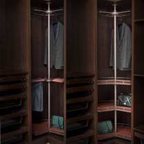 Suberry Cloister Cap Room Swivel Hanger Wardrobe Corner Pants Frame Multifunction Hanger 360-degree swivel clothing basket