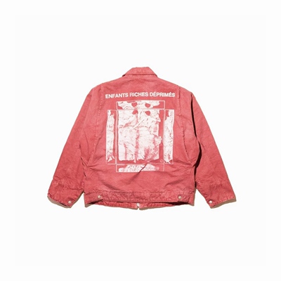 ERD melancholy rich второе поколение 25ss новая парусиновая куртка с лацканами в стиле Детройт в винтажном стиле стираная джинсовая куртка с потертостями