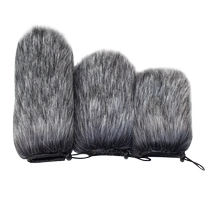 Special fur cover for interview mic microphone cover camera external thickened high-quality fine fur cover windproof and noise reduction