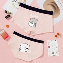 Couples underwear evil to the summer couple funny pure cotton anti-bacterial and bizarre suit flirty quality and good female cute