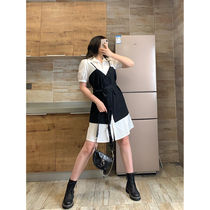 Julu Studio Slightly Fat Customized French Temperament Fashion Western Style Thin Gentle Mid-length Light Cooked Dress Female