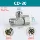 đầu nối ống dầu thủy lực Tiêu chuẩn Yonghua BC CC hệ mét H ferrule thủy lực 45 # thép chuyển đổi khớp chuyển tiếp giữa / bên nữ bên trong và bên ngoài dây tee đầu nối ống thủy lực các loại khop noi thuy luc