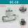 đầu nối ống dầu thủy lực Tiêu chuẩn Yonghua BC CC hệ mét H ferrule thủy lực 45 # thép chuyển đổi khớp chuyển tiếp giữa / bên nữ bên trong và bên ngoài dây tee đầu nối ống thủy lực các loại khop noi thuy luc