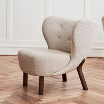 Sendekaya Nordic minimalist casual cloth art single lamb teddy velvet net red slob with light lavish sofa chair