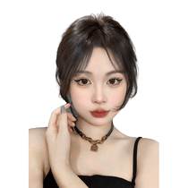 Bangs wig piece for women natural fetal hair bangs on top of head full real hair repairing forehead invisible hairline patch wig piece