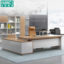 Office furniture large class desk boss desk simple modern single supervisor desk manager desk boss desk chair combination