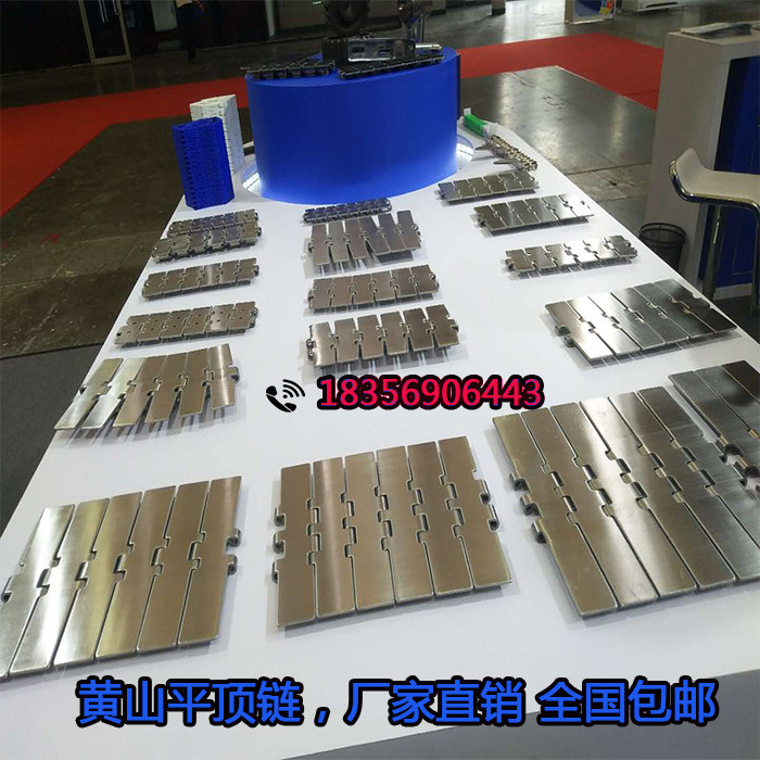 Factory direct sales 304 2Cr13 stainless steel chain plate chain single hinge double hinge straight flat top chain conveyor