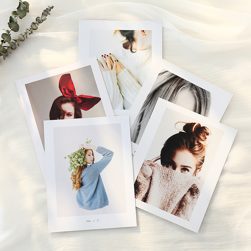 In magazine cover card Japanese Korean style photobackground props cosmetic food shoe photography props