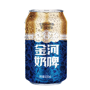宁夏金河奶啤300ml*12罐装整箱乳酸菌奶啤饮料发酵酸奶饮品非啤酒
