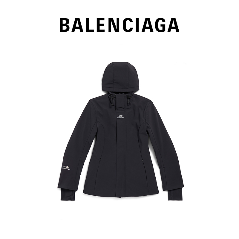 BALenciaga Paris Shijia 24 springtime SKIWEAR-3B SPORTS ICON Paik Coats-Taobao