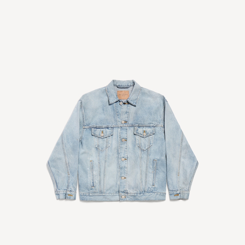 [Exclusive Interest-Free Offer] Balenciaga 26 Spring New Regular Fit Denim Jacket