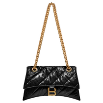 (Exclusive interest-free) BALENCIAGA Balenciaga CRUSH womens small quilted chain bag