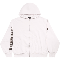 BALENCIAGA Balenciaga 24 summer BAL STENCIL regular fit zipper hooded sweatshirt