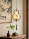 [Gourd]Song Dynasty Aesthetics, Oriental Home Design, Zen-Style Chinese Restaurant Small Pendant Light, Bedroom Bedside Main Light